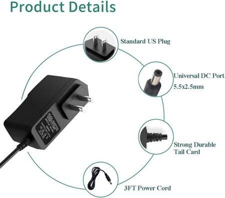 High Quality Full Amperes 12V 500MA AU Plug Adapter - 5