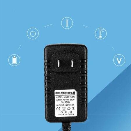 High Quality Full Amperes 16.8V 0.8A Lithium Battery Charger US Plug - 3