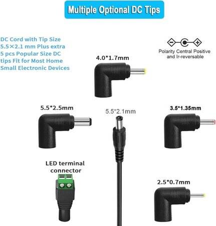 High Quality Full Amperes 24V 1.5A EU Plug Adapter - 3