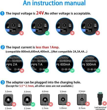 High Quality Full Amperes 24V 1A AU Plug Adapter - 2