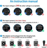 High Quality Full Amperes 24V 1A EU Plug Adapter - 2