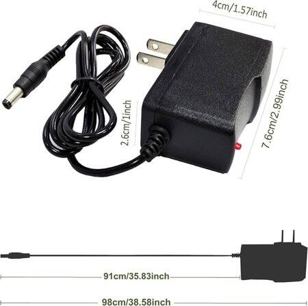 High Quality Full Amperes 3V 1A EU Plug Adapter - 5