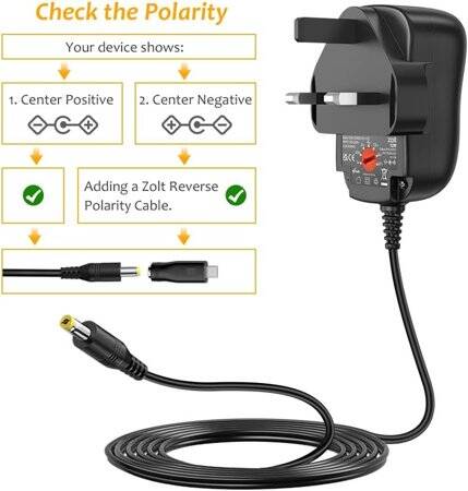 High Quality Full Amperes 3V 1A UK Plug Adapter - 5