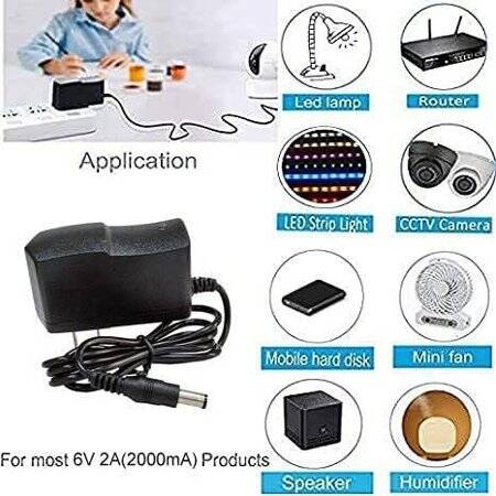 High Quality Full Amperes 6V 2A US Plug Adapter - 4