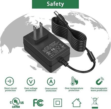 High Quality Full Amperes 9V 1.5A UK Plug Adapter - 4