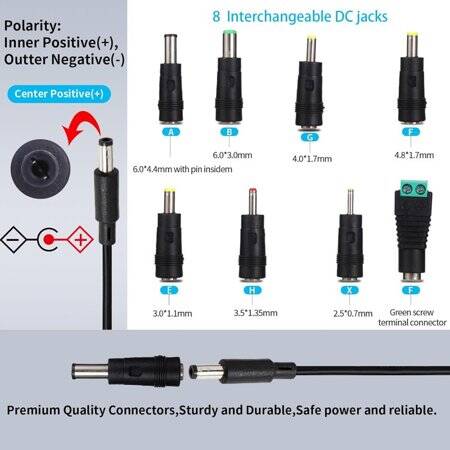 High Quality Full Amperes 9V 1A UK Plug Adapter - 4