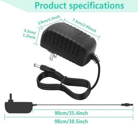 High Quality Full Amperes 9V 2A US Plug Adapter - 2