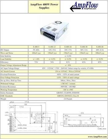 High Quality Power Supply 12V 33A S-400-12 - 2