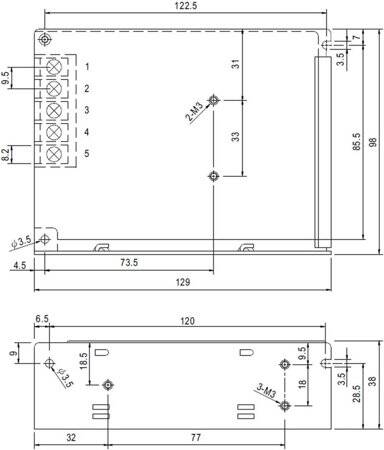 High Quality Power Supply 12V 6A S-75-12 - 2