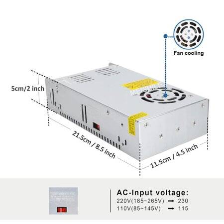 High Quality Power Supply 300W 12V 25A Long Style - 5