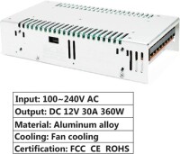 High Quality Power Supply 360W 12V 30A Long Style - 2