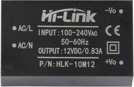 HLK-10M12 AC-DC 220V To 12V Power Supply Module - 1