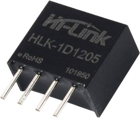 HLK-1D1205 DC-DC 12V To 5V Power Supply Module (New Model: B1205S-1WR3) - 5