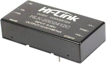 HLK-20D2412C DC-DC 9-38V To 12V Power Supply Module - 2