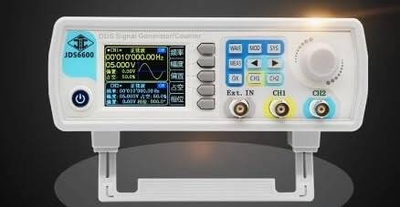 JDS-6600 30MHz Dual-Channel Fully CNC DDS Arbitrary Wave Function Signal Generator Pulse Signal Source Frequency Meter US Plug - 4