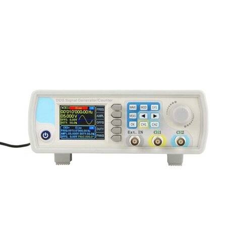 JDS-6600.50MHz Dual-Channel Fully CNC DDS Arbitrary Wave Function Signal Generator Pulse Signal Source Frequency Meter US Plug - 1