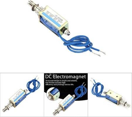 JF-0530 DC12V 5N 10mm Frame Type Electromagnet Lock - 4