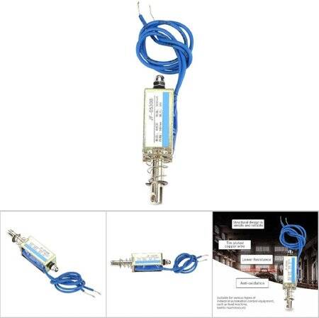 JF-0530B DC6V 5N 10mm Permeable Electromagnet Lock - 4