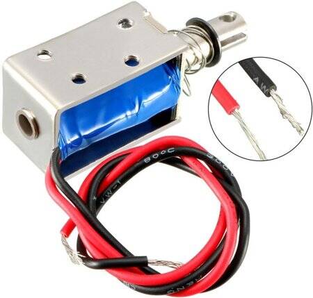 JF-0630 DC6V 6N 10mm Frame Type Electromagnet Lock - 2