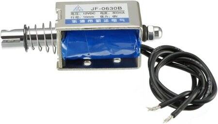 JF-0630B DC12V 6N 10mm Permeable Electromagnet Lock - 2