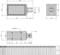 JF-1040B DC12V 25N 10mm Push-Pull Permeable Electromagnet Lock - 5