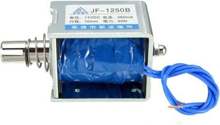 JF-1250 DC24V 60N 10mm Frame Type Electromagnet Lock - 4