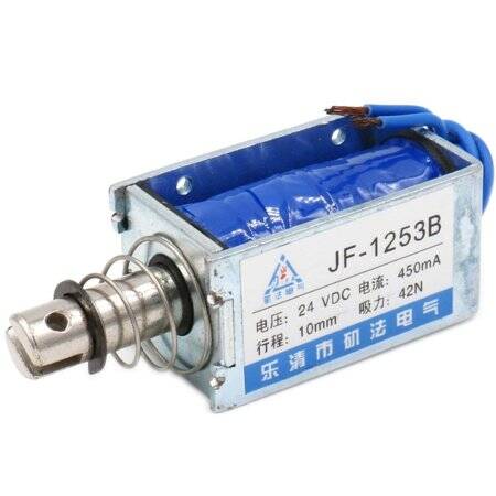 JF-1253B DC24V 6N 10mm Permeable Electromagnet Lock - 1