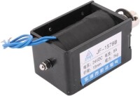 JF-1578B DC24V 5KG 25mm Push-Pull Permeable Electromagnet Lock - 1