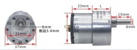 JGB37-520 DC12V 200RPM Miniature Forward And Reverse Brushed DC Speed Reducer Motor - 5