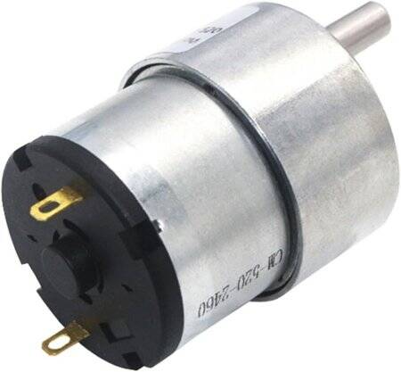 JGB37-520 DC12V 60RPM Miniature Forward And Reverse Brushed DC Speed Reducer Motor - 4