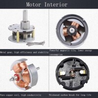 JGB37-520 DC12V 7RPM Miniature Forward And Reverse Brushed DC Speed Reducer Motor - 3