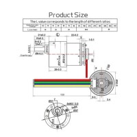 JGB37-520 DC12V 900RPM Miniature Forward And Reverse Brushed DC Speed Reducer Motor - 2