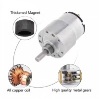 JGB37-520 DC6V 600RPM Miniature Forward And Reverse Brushed DC Speed Reducer Motor - 2