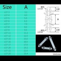 LCF-5 M3 Aircraft Type Isolation Column PCB Nylon Isolation Column White 5-0mm - 2