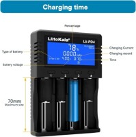 LiitoKala Lii-500 Multifunction Charger 18650 26650 16340 14500 10440 18500 Usb 5V Output Large LCD Display Full Set US Plug - 3