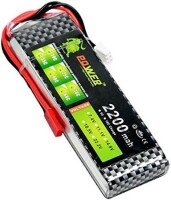 Lion 2200MAH 2S 7.4V 35C High Power High Quality Model Airplane LIPO Battery T Female - 2