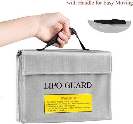 Lithium Battery Explosion-Proof Bag/Protection Bag Size: 155x50x155mm - 5