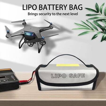 Lithium Battery Explosion-Proof Bag/Protection Bag Size: 185x75x60mm - 5