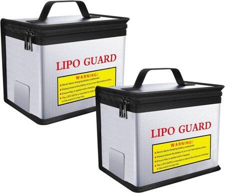 Lithium Battery Explosion-Proof Bag/Protection Bag Size: 215x145x165mm - 1