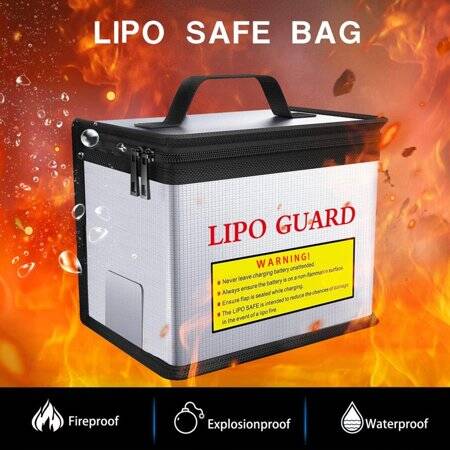 Lithium Battery Explosion-Proof Bag/Protection Bag Size: 215x145x165mm - 4