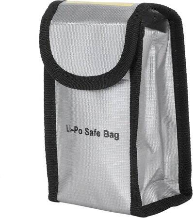 Lithium Battery Explosion-Proof Bag/Protection Bag Size: 90x55x140mm - 2