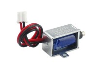 LY-025 DC12V 42N 12mm Through Push-Pull Electromagnetic Lock - 3