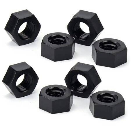 M14 Black Hexagonal Nylon Nut - 1