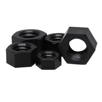 M14 Black Hexagonal Nylon Nut - 3