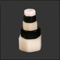 M14 White Hexagonal Nylon Nut - 5