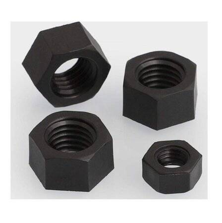 M18 Black Hexagonal Nylon Nut - 2