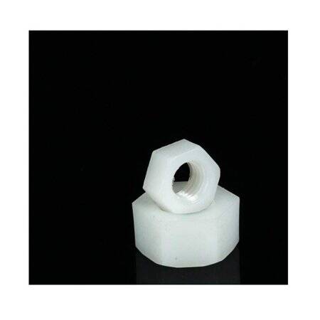 M18 White Hexagonal Nylon Nut - 3