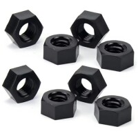 M20 Black Hexagonal Nylon Nut - 1