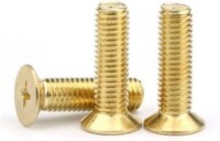 M2.5 10mm Brass Cross Pan Head Screw - 1