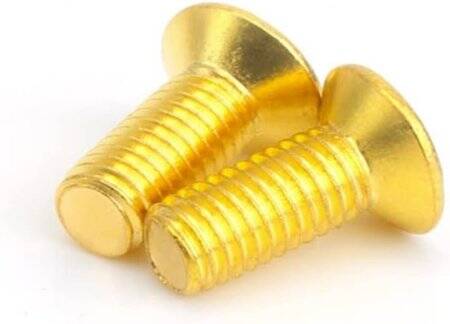 M2.5 10mm Brass Cross Pan Head Screw - 4